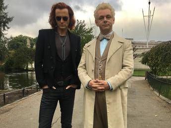 Amazon Prime, al via riprese 'Good Omens' con Sheen e Tennant Amazon Prime, al via riprese 'Good Omens' con Sheen e Tennant
